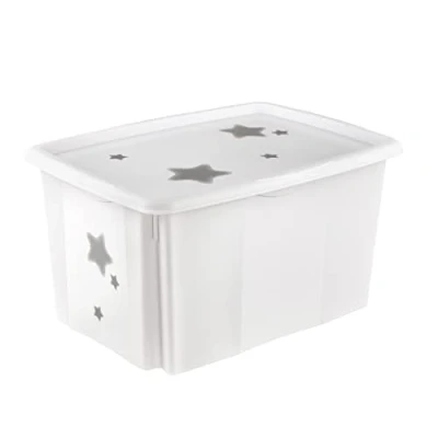 Afbeelding van Keeeper Stars Wit 45L Opbergbox 1224351919600