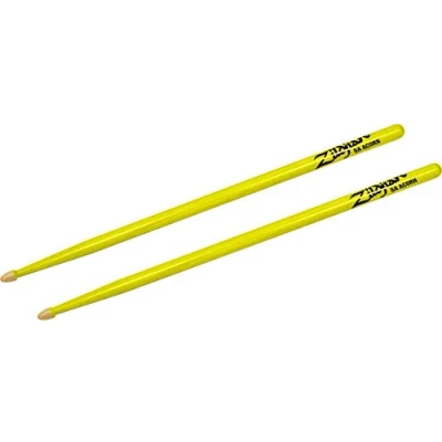 Afbeelding van Zildjian Hickory 5AW Acorn Neon Yellow · Drumsticks