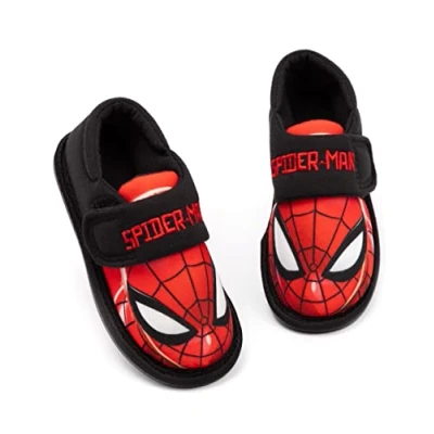 Afbeelding van Marvel Spider Man Pantoffels voor jongens en kinderen, superhelden, Zwart, 22.5 EU