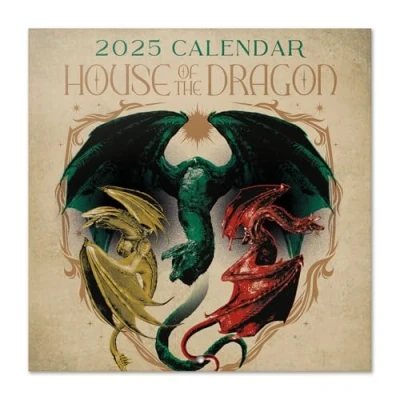 Afbeelding van Grupo Erik Kalender 2025 Game Of Thrones, House The Dragon Broschürenkalender 30x30 cm Fsc gecertificeerde Wandkalender 12 Maanden + poster