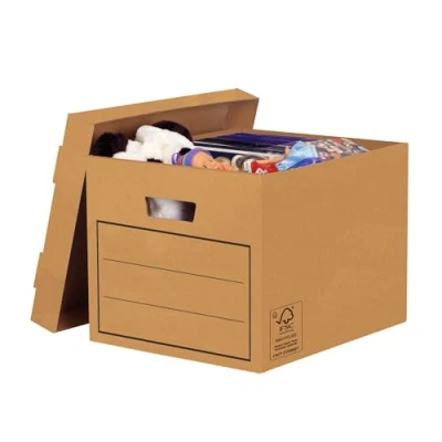 Afbeelding van Bankers Box, Opbergdoos, 10 Stuks, (W X H D) 32 25 39 Cm, Bruin
