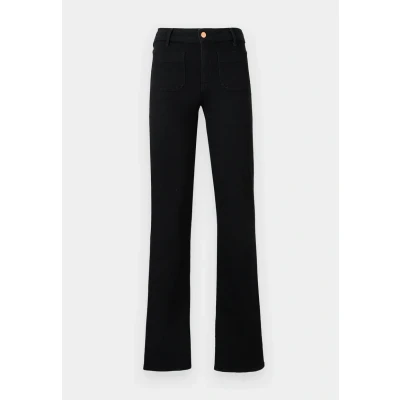 Afbeelding van Wrangler Flare Broek, Dames, Maat: 24x32, Retro black