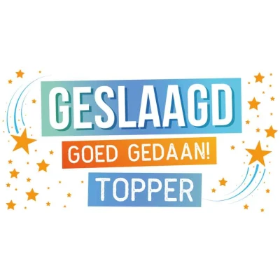 Afbeelding van Kaart Geslaagd SGP35 C goed gedaan!