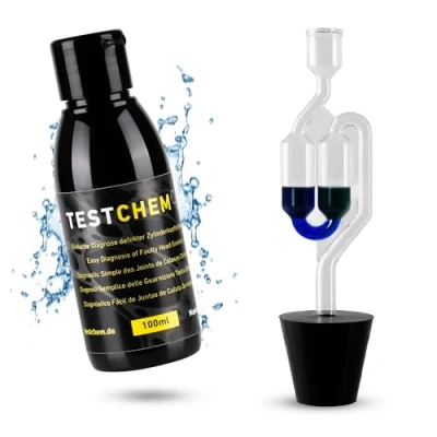 Afbeelding van STEEL SEAL TESTCHEM Cilinderkopafdichtingstester, CO2 tester, koelwater, uitlaatgastest, koelsysteem voor alle auto&#039;s, universeel