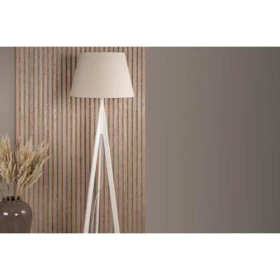 Afbeelding van Svea Nala vloerlamp 160 cm linnen wit Polypropyleen