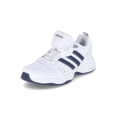 Afbeelding van adidas Heren Strutter Shoes, Cloud White/Dark Blue/Matte Silver, 36 EU