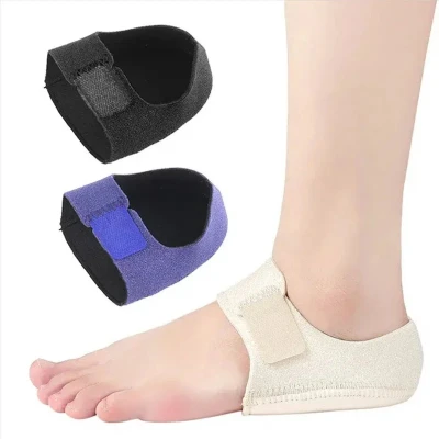 Afbeelding van 1 Paar Hielkussens Gel Maat L Hielcups voor Hielpijn, Fasciitis Plantaris &amp; Gebarsten Hielen Inlegzolen tegen Pijnlijke Voeten Tendinitis