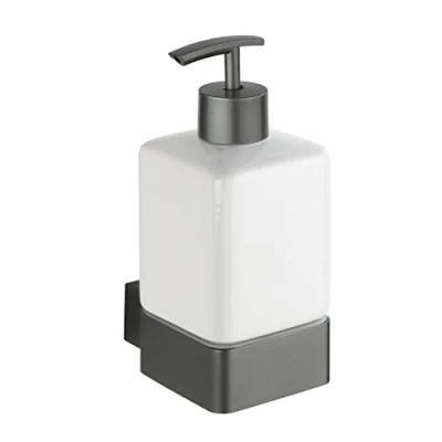 Afbeelding van Wenko Zeepdispenser Montella 360 Ml Aluminium Wit