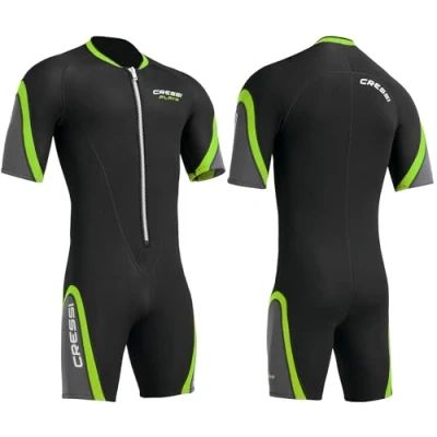 Afbeelding van Cressi Playa Man Shorty 2.5mm wetsuit voor heren om te duiken, snorkelen, windsurfen 2.5 mm neopreen