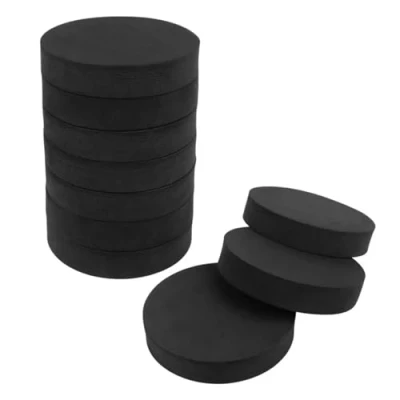 Afbeelding van 10 stuks wasmachine anti vibratie pads, schokabsorberende pads walk en droger voor loopband (rond)
