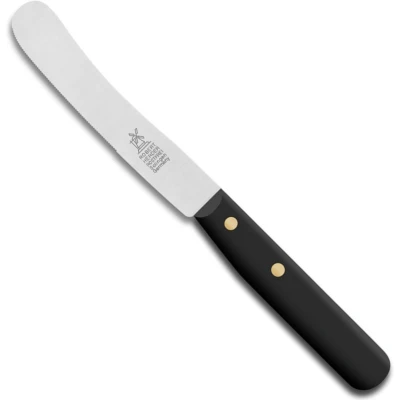Afbeelding van Robert Herder Ontbijtmes Buckels RVS Gekarteld Lemmet 118 mm Heft POM