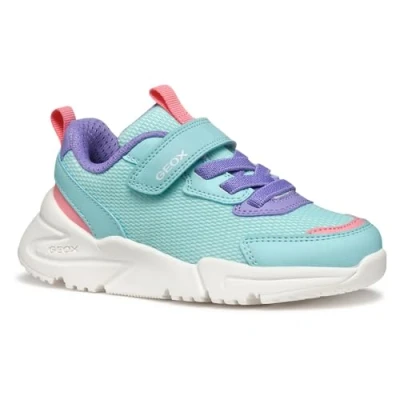 Afbeelding van Geox Meisje Loftus A Sneakers, Aqua Lilac, 35 EU