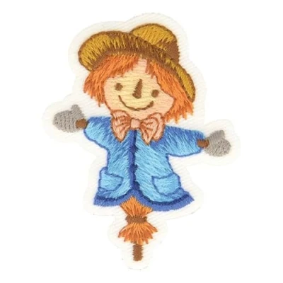 Afbeelding van MDC Vogelverschrikker boerderij opstrijkbare patch 6,5 cm x 4,5