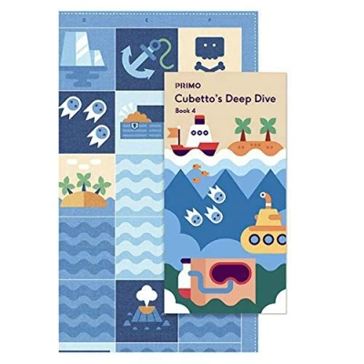 Afbeelding van Primo Toys STEM Robotics Uitbreidingsset Cubetto Coding avontuurset De blauwe oceaan