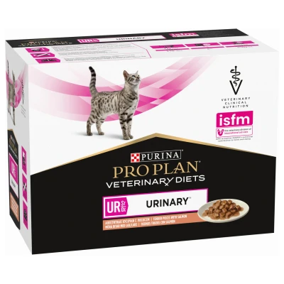 Afbeelding van Pro Plan Veterinary Diets Feline Ur Urinary 10x85 g Kattenvoer Zalm