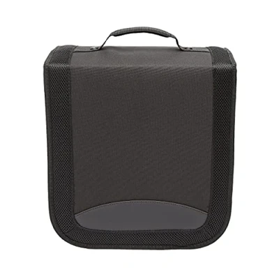 Afbeelding van Amazon Basics Opbergmap voor cd&#039;s en dvd&#039;s, ruimte 400 cd&#039;s, polyester, zwart