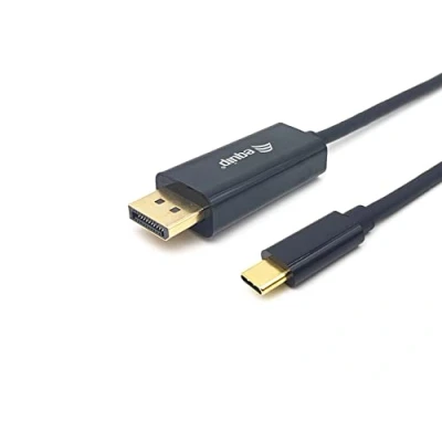 Afbeelding van Equip 133426 video kabel adapter 1 m USB Type C DisplayPort Grijs