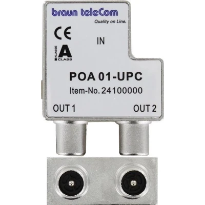 Afbeelding van Enzo Braun Telecom Push on IEC splitter POA 1 UPC 2080040