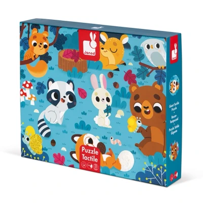 Afbeelding van Janod Voelpuzzel Bosdieren