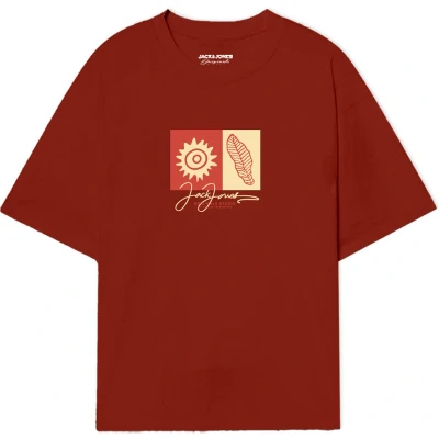 Afbeelding van JACK&amp;JONES JORCANGGU FRONT TEE SS CREW FST PLS Jongens T shirts