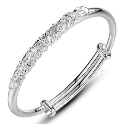 Afbeelding van N3 Collecties 925 sterling zilveren armband voor vrouwen sieraden verstelbare pauw armbanden