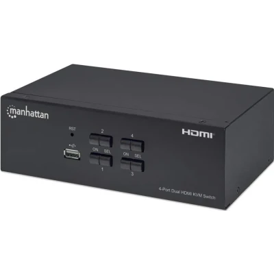 Afbeelding van Manhattan 153539 KVM switch Zwart
