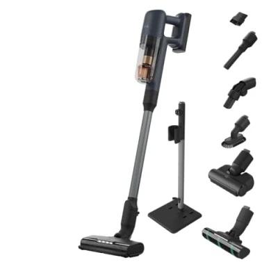 Afbeelding van AEG Draadloze Stofzuiger, AP71A142XN, Ultimate 7000, Vloermondstuk met LED voorlicht, PetPro+ elektrische zuigborstel, Digitaal display, 60% gerecycled kunststof, 80 dB, Denimblauw