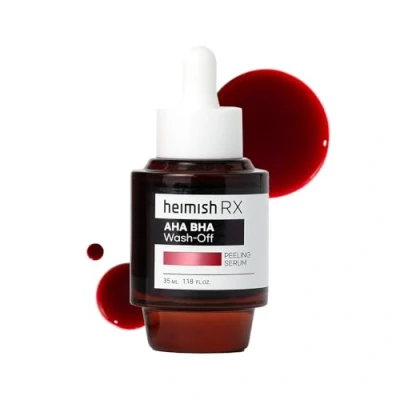 Afbeelding van HEIMISH RX AHA BHA 30% Peeling Serum Afwasbaar Serum, Chemische tegen Mee eters, Porieën en Talg, Zachte Gezichtspeeling voor Vette Acne gevoelige Huid, 35 ml (1,18 fl. oz)