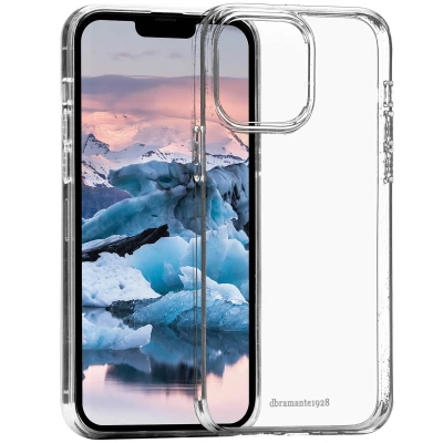 Afbeelding van Apple iPhone 14 Pro Max Hoesje Gerecycled Siliconen en TPU (zacht) dbramante1928 Softcase/Backcover Transparant Telefoonhoesje