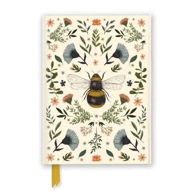 Afbeelding van Flame Tree Notebooks Jade Mosinski: Botanical Bee (Foiled Journal)