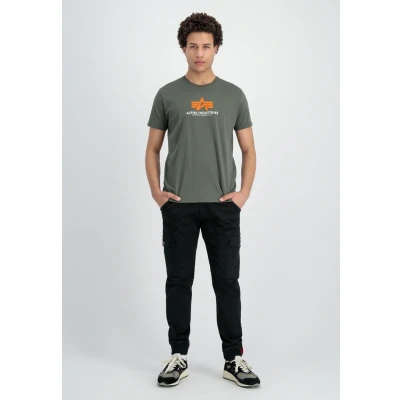 Afbeelding van Alpha Industries Tshirt print, Heren, Maat: XL, Dark olive