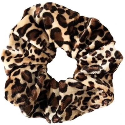 Afbeelding van Scrunchie Velvet Panterprint