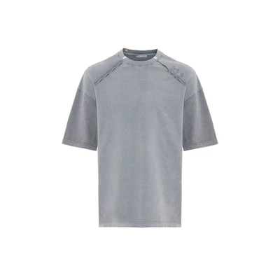 Afbeelding van dandalo Guiliano Tshirt basic, Heren, Maat: Large, Grey
