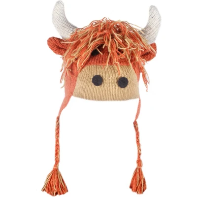 Afbeelding van Pachamama Kindermuts Highland Cow Hogeland Koe Fair Trade