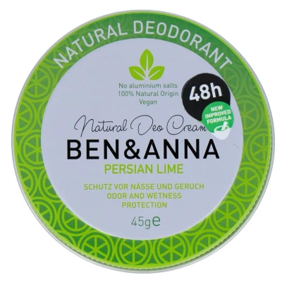 Afbeelding van Ben &amp; Anna Deodorant Crème Persian Lime 45GR