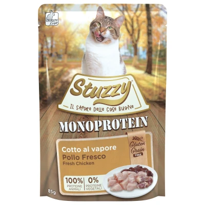 Afbeelding van Stuzzy Cat No Grain Pouch 85 g Kattenvoer Kip Graan&amp;Glutenvrij