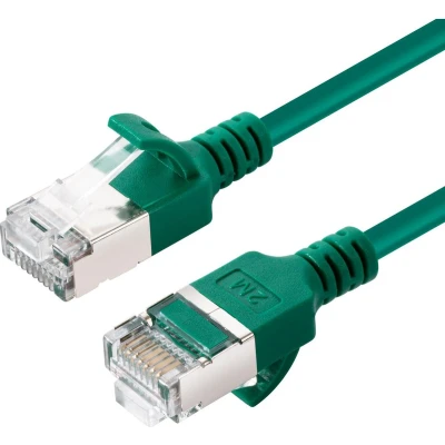 Afbeelding van Microconnect V FTP6A015G SLIM netwerkkabel Groen 1,5 m Cat6a U/FTP (STP)