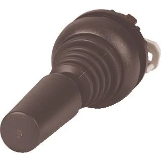 Afbeelding van Eaton rmq titan m22 joystick frontelement 4 standen terugverend handel zwart 22 5mm inbouw kunststof frontring 279418