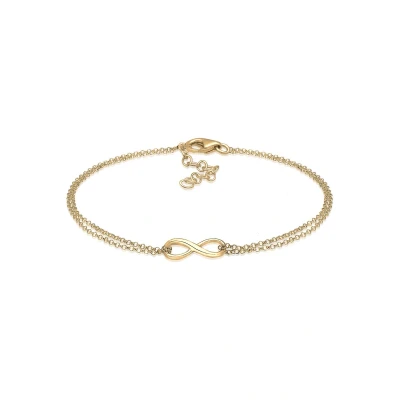 Afbeelding van Elli Infinity Armband, Dames, Maat: 20, Goldfarben