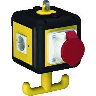 Afbeelding van Obo voedingseenheid vh 4 3x contactdoos met randaarde 1x cee 16 a 6109804