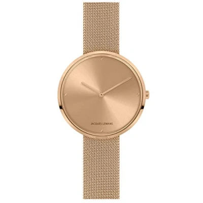 Afbeelding van Jacques Lemans Horloge, Dames, Maat: One Size, Rosa guld