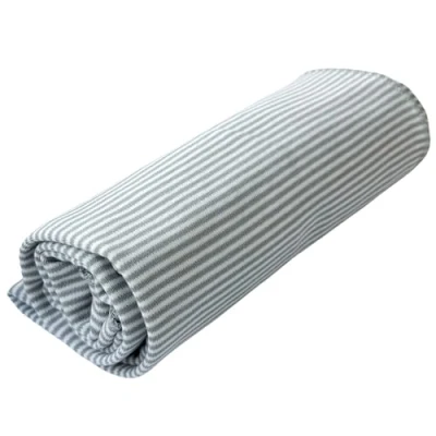 Afbeelding van HOPPEDIZ pu gra inbakerdoek 90x90 cm grijs wit,