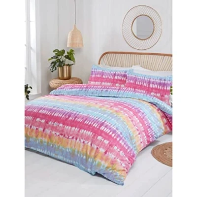 Afbeelding van Dekbedovertrek Tie Dye blended katoen Eenpersoons