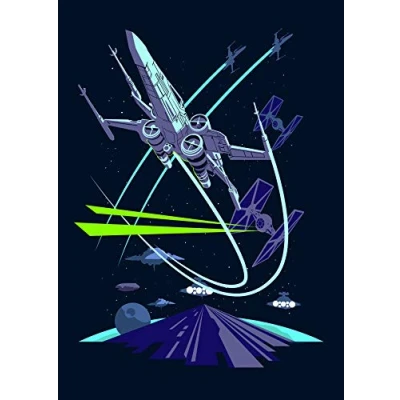 Afbeelding van Komar Poster Star Wars Classic Vector X Wing Kinderkamer, slaapkamer, woonkamer