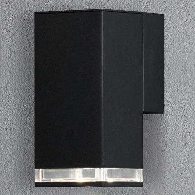 Afbeelding van Konstsmide Pollux 410 750 Buitenlamp (wand) LED GU10 7 W Zwart