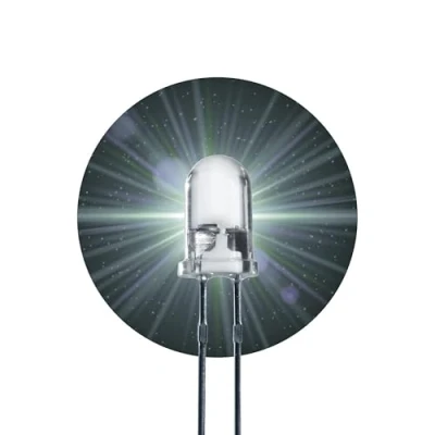 Afbeelding van Lumetheus LED 5mm kleur wit 25000 mcd 50 stuks licht emitterende diode extra heldere 2 3 V witte pin LED&#039;s