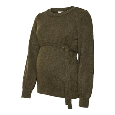 Afbeelding van Mamalicious Mlnewanne Trui, Dames, Maat: 34, Grape leaf