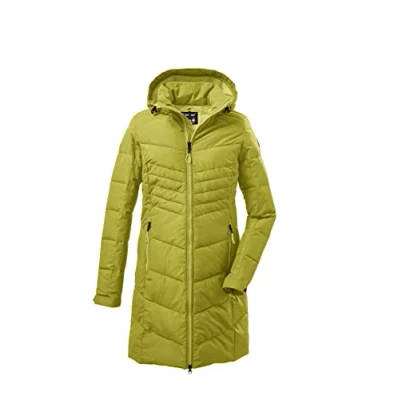 Afbeelding van killtec dames Gewatteerde parka met afritsbare capuchon KOW 150 WMN QLTD PRK, pistachio, 40, 37421 000