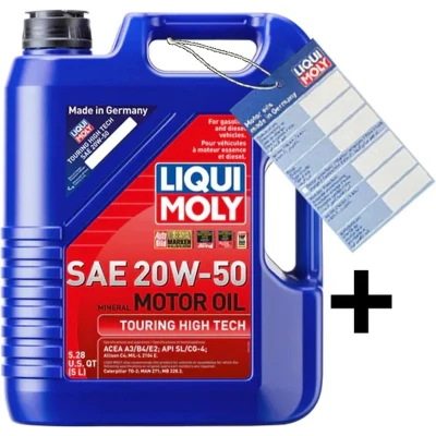 Afbeelding van 5L Touring High Tech 20W 50 Liqui Moly ACEA A3/B4