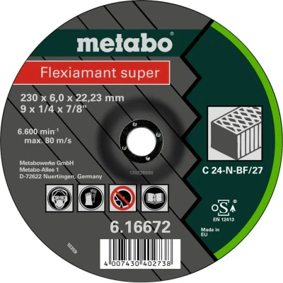 Afbeelding van Metabo Accessoires Afbraamschijf Ø 115x6,0x22,2 steen Fleximant super 25 stuks 616729000